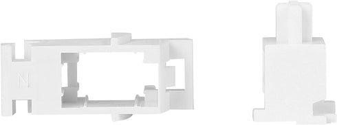 ZugGear White Plate Mount Stabilizers 2U 6.25U 7U for Cherry MX Compatible Mechanical Keyboards (DUROCK White Plate Mount 60/87 Keyboard Kit)...