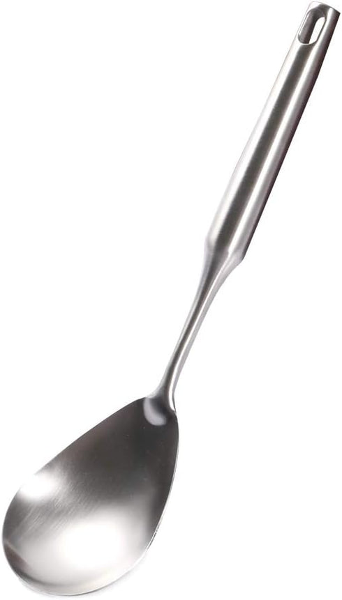 Dinner Spoon Serving Spoon, 304 Stainless Steel Premium Stainless Steel Large Serving Spoon Kitchen Tool with Good Grip Ergonomic Handle...