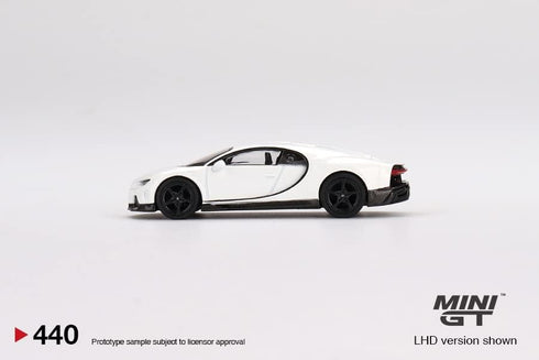 Bugatti Chiron Super Sport White 1/64 Diecast Model Car by True Scale Miniatures MGT00440...