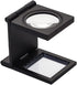 10X 28mm Mini Three-Folding Magnifier Zinc Alloy Loupe Pocket Reading Magnifiers Magnifying Glass with Scale for Textile Optical Jewelry Tool (1 P...