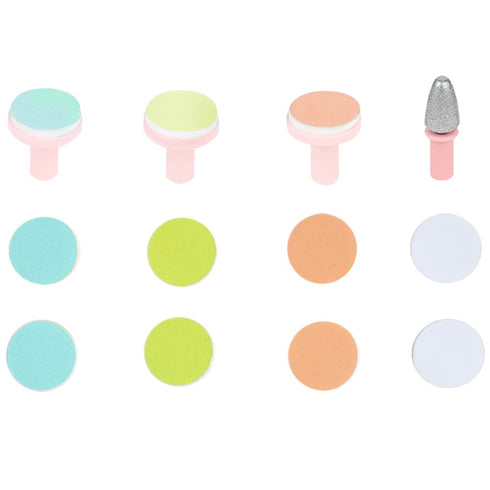 Fansidi Electric Baby Nail File Replacement Pads- Electric Baby Nail Trimmer Clipper Sandpaper Pads (Pink)...