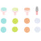 Fansidi Electric Baby Nail File Replacement Pads- Electric Baby Nail Trimmer Clipper Sandpaper Pads (Pink)...