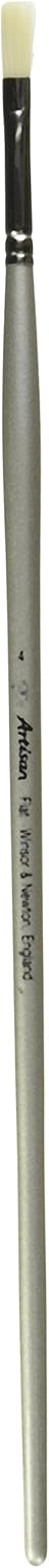 Winsor & Newton Artisan Paint Brush, Long Handle, Size 4, Flat...
