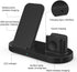 Wireless Charging Station, 3-1 Fast Charging Station, 15W Qi Wireless Station for iPhone, iWatch, AirPod, Samsung Phones, Earphones and Smart Watc...