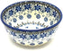 Polish Pottery Bowl - Ice Cream/Dessert - Silver Lace...