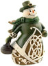 Roman Giftware Inc., Irish & Celtic Collection, 6" H Woodcut Irish Snowman,Religious, Inspirational, Durable (6x3x6)...