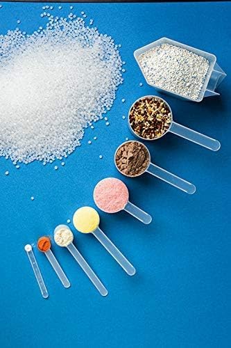 3/8 Cup (3 Oz. | 6 Tablespoon | 90 mL) Long Handle Scoop for Measuring Coffee, Pet Food, Grains, Protein, Spices and Other Dry Goods (Pack of 10)...
