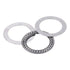 FEIYING Roller Bearing Washer,Thrust Needle Roller Bearings with Washers,Durable Alloy Steel Industrial Bearing Automotive, Marine, Aviation(AXK15...