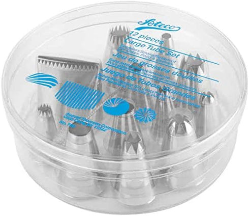 Ateco Jumbo Tip Set , Silver...