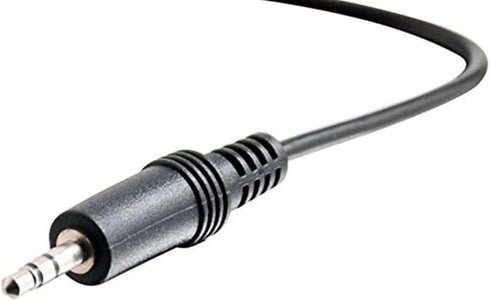 C2G Legrand 3.5MM Stereo Audio Cables, 3.5MM Male to Male Cord, Black Audio Cable with In-Wall, CMG-Rated Jacket, 6 Foot 3.5MM Audio Cable, 1 Coun...