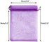 G2PLUS Purple Organza Bags 4x6 in, 100PCS Drawstring Organza Bags, Sheer Mesh Jewelry Pouches, Lavender Wedding Party Festival Gift Bag Candy Pouc...