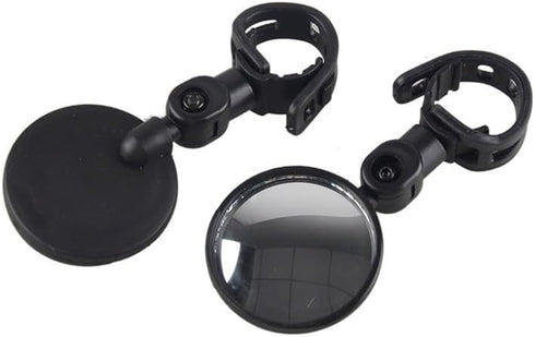 2pcs Bicycle Rearview Mirrors,HD Rear View Wide Angle Convex Mirror,360?Rotatable Bicycle Mirrors,Universal Silicone Rearview Mirror for Bicycles....