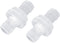5 Pcs 1/2" Check Valve 12mm Plastic Check Valve One Way Valve Non Return Check Valve for Fuel Gas Air Liquid...