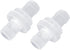 5 Pcs 1/2" Check Valve 12mm Plastic Check Valve One Way Valve Non Return Check Valve for Fuel Gas Air Liquid...