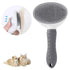 CENTROVIO Self Cleaning Slicker Brush, Dog Cat Bunny Pet Grooming Shedding Brush - Easy to Remove Loose Undercoat, Pet Massaging Tool Suitable for...