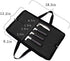 QEES Knife Roll,Knife Bag,Knife Case 4 Slots For Home Kitchen Knife Tools,Chef Knife Bag with Handle.Durable Knife Bags For Chefs Men Women Culina...