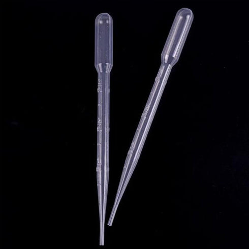 100Pcs Transfer Graduated Pipettes, 3ml Liquid Dropper, Plastic Eye Dropper Set, Clear Dropping Pipettes for Science and Lab, Essential Oils...