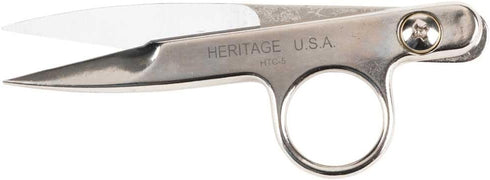 Klein Tools HTC5 Scissors, Threadclip with Spring Action for Automatic Opening, 4-1/2-Inch, Made in USA...