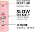 Elemental Iconic Kids Water Bottle with Straw Lid & Charms Strap, Leak-Proof When Closed, Triple Insulated Stainless Steel Reusable Thermos Water ...