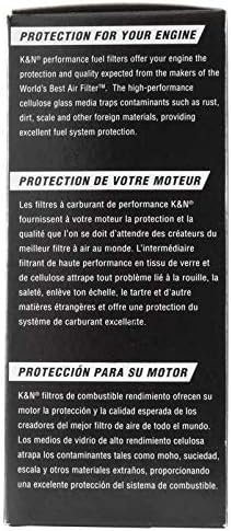 K&N Gasoline Fuel Filter: High Performance Fuel Filter, Premium Engine Protection, Compatible with 1983-2013 Ford, Lincoln, Mercury, Mazda Fuel In...