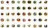 Studex 24K Plated Surgical Steel 3mm Regular Size Ear Piercing Earrings Studs in Prong Style Setting, 12 Pair Mixed Colors Yellow Metal...