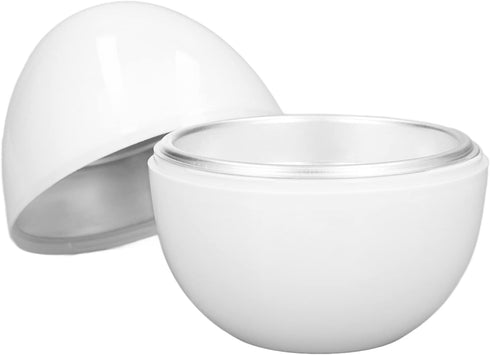 Hard Boiled Egg Cooker 4 Eggs Capacity Compact Design ABS Material Egg Shape Microwave Function Egg Boiler...
