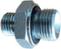 2Pcs 14H to 18ED Fitting Adapters Excavator Hydraulic Hose Pipe Thread Connector...