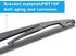 Rear Wiper Blade,ASLAM 14B Rear Windshield Wiper Blades Type-E for Original Equipment Replacement,Exact Fit(Pack of 2)...