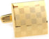 Laser Engraving Cufflinks Platinum Plated Gold Cuff Links...
