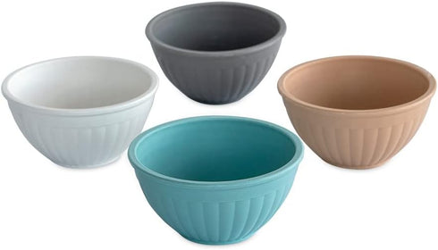 Nordic Ware Mini Prep and Serve Mixing Bowls Set, 4-Piece, Earth-Tones...