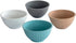 Nordic Ware Mini Prep and Serve Mixing Bowls Set, 4-Piece, Earth-Tones...