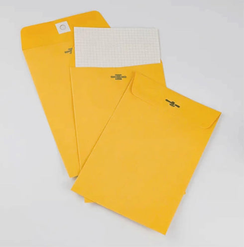 Clasp 6" x 9" Brown Kraft Envelopes 12 Count...