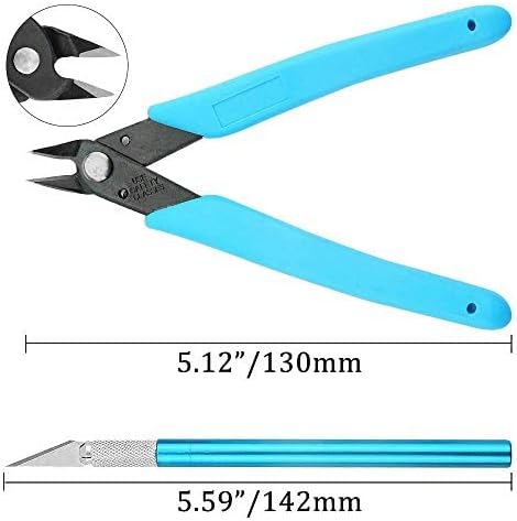 XINGYHENG 12Pcs Modeler Basic Tools Craft Set Gundam Model Tools Kit Hobby Building Tool Kit for Model Assemble Building Repairing and Fixing DIY ...