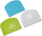 Dough Scraper Bench Scraper for Baking - 3 PCs PE Plastic Flexible Bowl Scraper, Sharp Edge & Angles Dough Cutter. Anti-Slip Kitchen Baking Spatul...