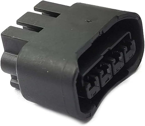 8Pcs Ignition Coil 4 Pin Plug Connector Denso waterproof black socket #90980-11885/7283-7449 Compatible with To-yota Le-xus Camry Yaris...