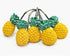 Chictie Yellow Pineapple Shower Curtain Hooks Set of 12,Cute Fruit Design Stainless Steel Shower Hooks Decorative Hanger Rings Rust Resistant for ...