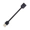 xiwai 13cm USB 2.0 Type-A Male to Type-A Male Female Data Flat Slim FPC Cable for FPV & Disk & Phone...