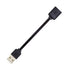 xiwai 13cm USB 2.0 Type-A Male to Type-A Male Female Data Flat Slim FPC Cable for FPV & Disk & Phone...