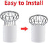 3 Inch 304 Stainless Steel Gutter Guard, Filter Strainer Fits for Round Downspout, Anti-Blocking Line Cap Drain Cover...