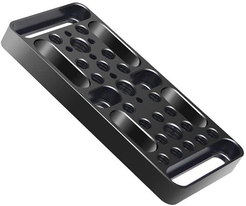 Cheese Plate Camera Mounting Plate with 1/4"& 3/8" Universal Type Positioning Hole Expansion Cheese Plate PTZ Quick mounting Plate...