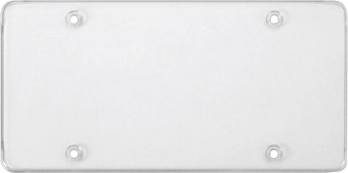 Cruiser Accessories 76100 Tuf Flat Shield License Plate Frame, Clear...
