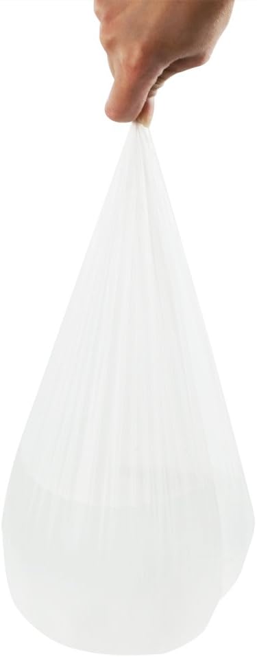 2.6 Gallon Small Trash Bags, White Wastebasket Bags, 115 Counts...