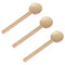 3Pcs Round Metal Cosmetic Spoon Spatulas Makeup Spatula Eye Cream Spoon Beauty Scoop Mini Spoon Makeup Beauty Spoons Mini Cosmetic Skincare Spatul...