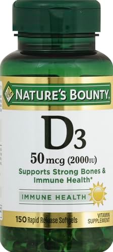 Nature's Bounty, D 2000 Iu Softgels, 150 Count...