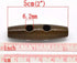 KARMELLING 30PC Wood Sewing Toggle Buttons Oval Dark Coffee 2 Holes Buttons 50mm(2") x 13mm(4/8")...