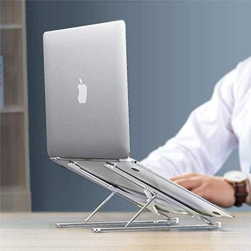 Laptop Stand, Laptop Riser, Computer Stand for Laptop, Aluminum Foldable Laptop Stand for Desk, Compatible with Dell, HP, MacBook, Lenovo and More...
