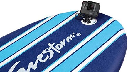 Bodyboard Wakeboard Foam Surfboard Mount Kit Surfing Mount with Anti-Lost Strap for GoPro Hero 8/7/6/5/4/3+/3/2/1 (Black)...