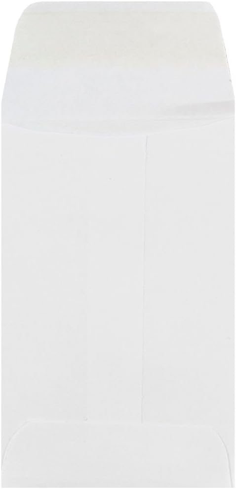 JAM PAPER #1 Coin Business Envelopes - 2 1/4 x 3 1/2 - White - 50/Pack...