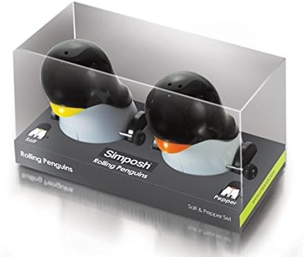 Rolling Penguins | Salt & Pepper Movers & Shakers | Wind-Up and Penguin Salt & Pepper Shakers Roll Across The Table...