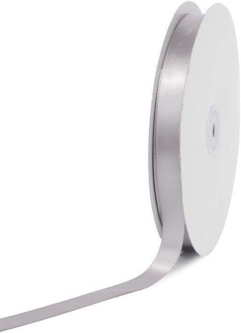 Creative Ideas PSF0508-012 Solid Satin Ribbon, 5/8" x 100 yd, Silver...